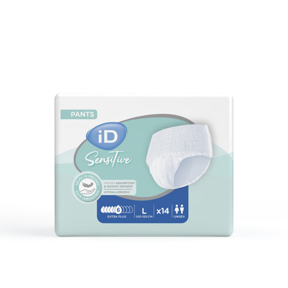 Ontex - Culotte absorbante iD Sensitive Pants Extra Plus L - Sachet de 14 pièces - visuel 3