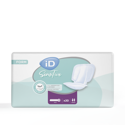 Ontex - Protection urinaire anatomique iD Sensitive Form Maxi - Sachet de 20 pièces - visuel 2