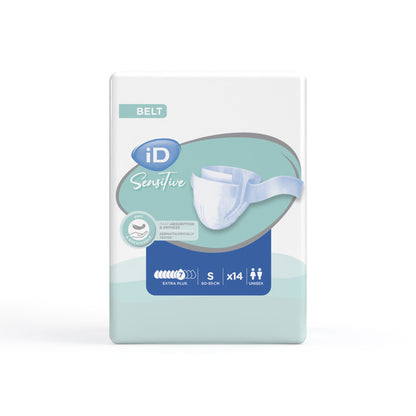 Ontex - Protection urinaire avec ceinture iD Sensitive Belt Extra Plus S - Sachet de 14 pièces - visuel 2