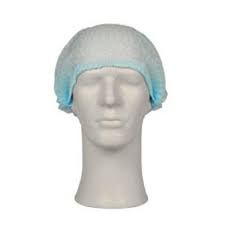 Abena - Charlotte clip en polypropylène avec un élastique souple sans ourlet 15g/m² - Carton de 200 pièces