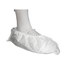 Abena - Sur-chaussures en polypropylène blanc 35g/m² - 40 x 16 cm - Sachet de 50 pièces