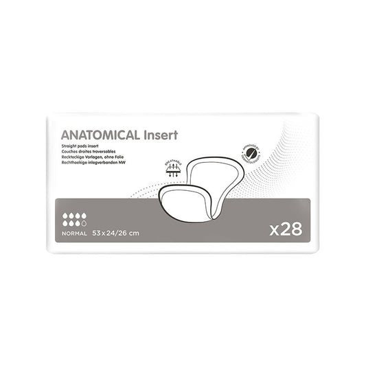 Ontex - Protection droite - Rectangular Pad Normal 53x26 cm traversable - Carton de 9 sachets de 28 pièces