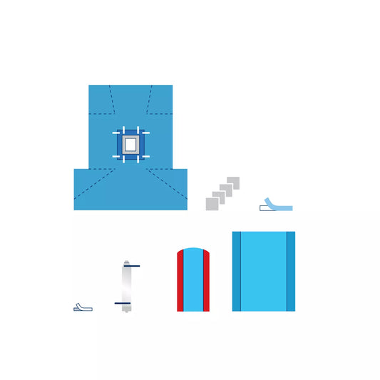 Kit de champ de chirurgie générale de laparoscopie - LAPAROSCOPY SET 2