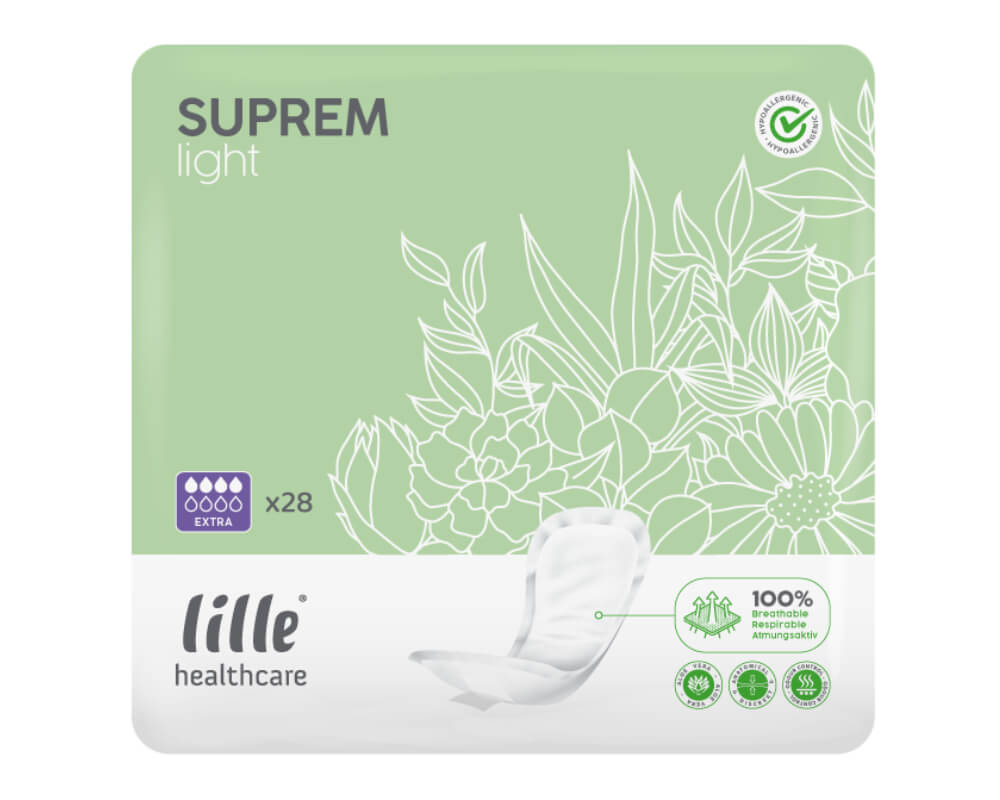 LILLE - Protection urinaire femme - Light Extra - Carton de 10 sachets de 28 pièces