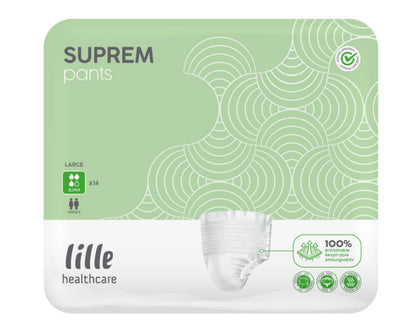 LILLE -  Slip absorbant Suprem Pants Super - Carton de 8 sachets de 14 pièces