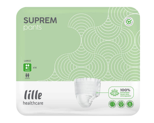 LILLE -  Slip absorbant Suprem Pants Super - Sachet de 14 pièces