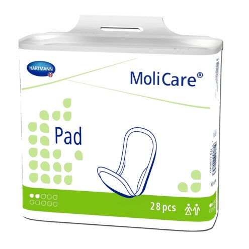 HARTMANN - MoliCare Pad - Protection anatomique 2 gouttes - Carton de 12 sachets de 30 pièces