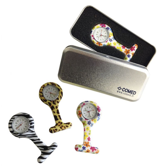 Comed - Montre infirmière silicone à motif