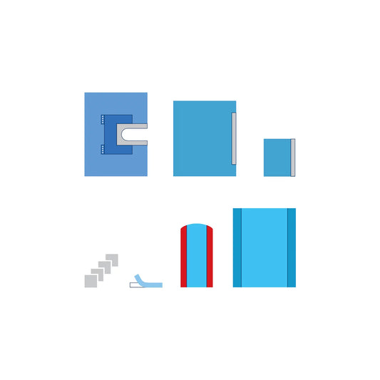 Set d'Otorhinolaryngologie stérile Comfort avec adhésif fente en U 6cm x 65cm renforcée - 1 Kit