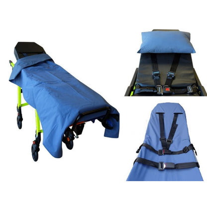 Abena - Drap de brancard bleu à usage unique 78X210 cm - 100 pièces