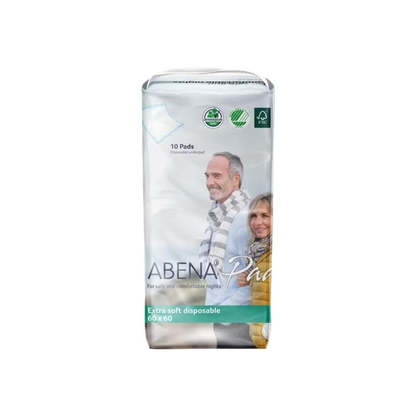 Abena - Alèse jetable de protection Extra soft pour chaises et lits 60 x 60 cm - Carton de 8 Sachets de 10 pièces