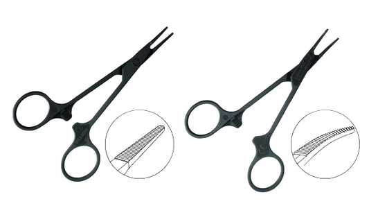 Pince moustique non stérile en polymère 12.5cm - Boite de 188 pièces