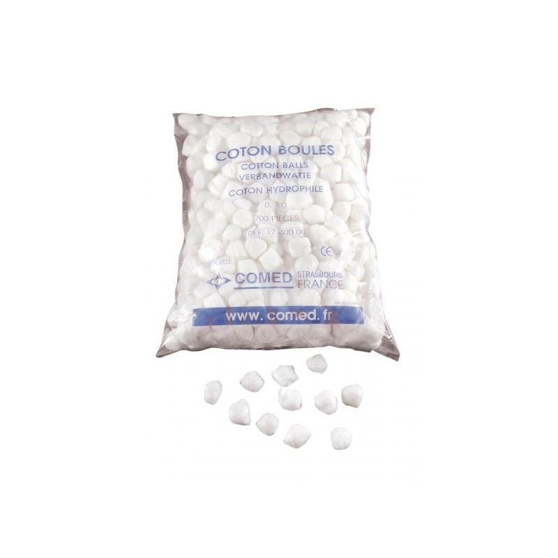 Comed - Coton boules - Sachet de 700 pièces