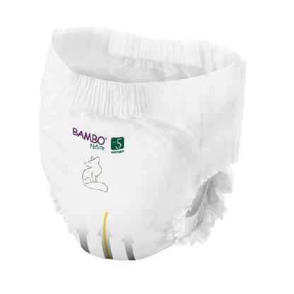 Bambo Nature - Couche bébé Taille 5 Junior (12-18kg) - Carton de 6 sachets de 22 pièces