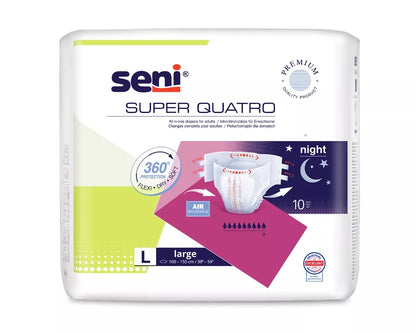 Seni - Changes complets SUPER QUATRO - Sachet de 10 pièces