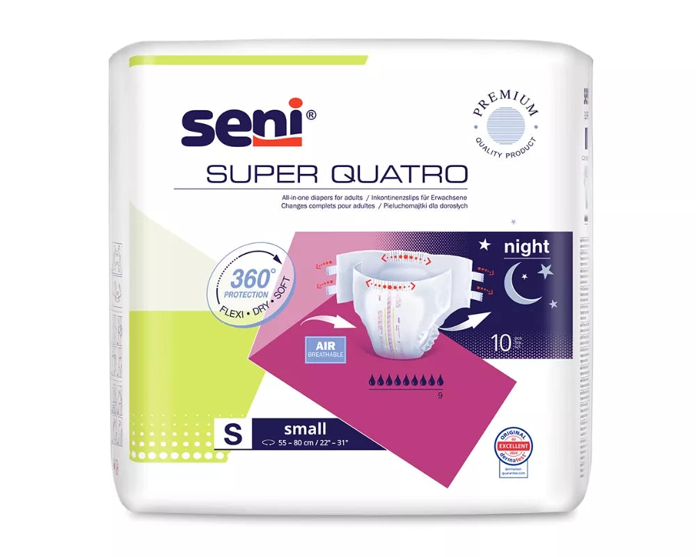 Seni - Changes complets SUPER QUATRO - Sachet de 10 pièces