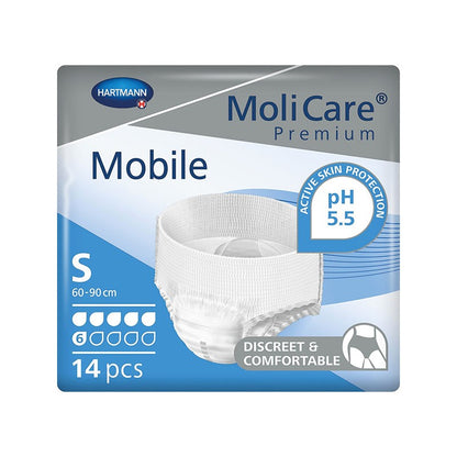 HARTMANN - MoliCare Premium Mobile - Slip absorbant 6 gouttes - Pack de 14 pièces