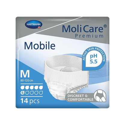 HARTMANN - MoliCare Premium Mobile - Slip absorbant 6 gouttes - Pack de 14 pièces