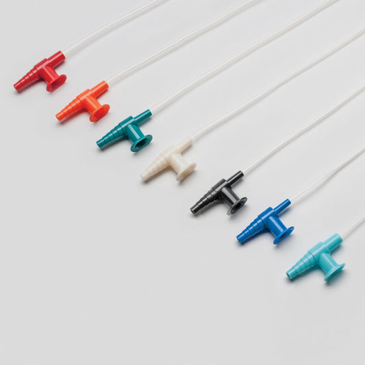 Cathéter d'aspiration avec contrôle du vide  stérile - Boite de 50 pièces