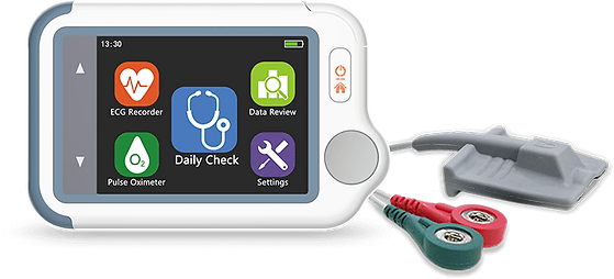 Moniteur ECG à écran tactile avec oxymètre - Checkme Lite