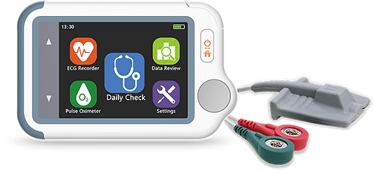 Moniteur ECG à écran tactile avec oxymètre - Checkme Lite