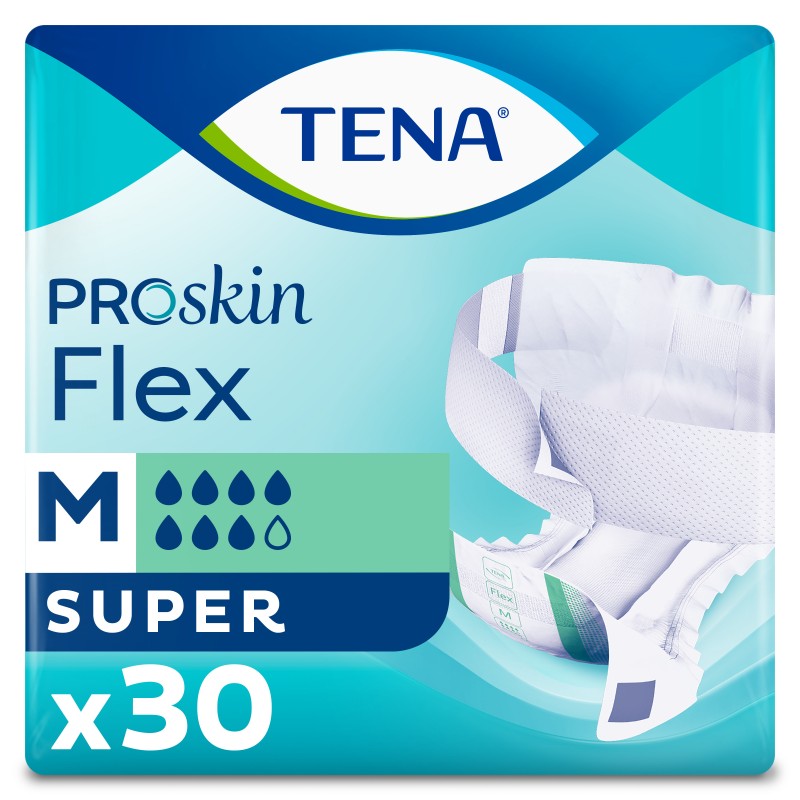 Tena - Couche adulte avec ceinture - Proskin Flex Super