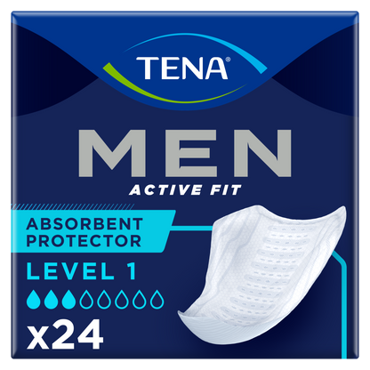 Tena - Protection urinaire homme - Light Niveau 1 - Carton de 6 Sachets de 24 pièces