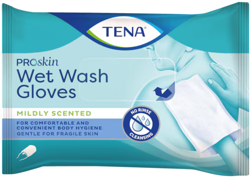 TENA - Gant de toilette humide - Tena ProSkin - 8 gants