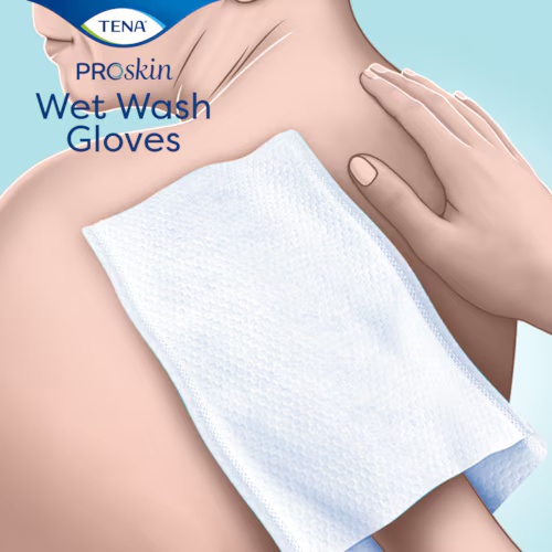 TENA - Gant de toilette humide - Tena ProSkin - 8 gants