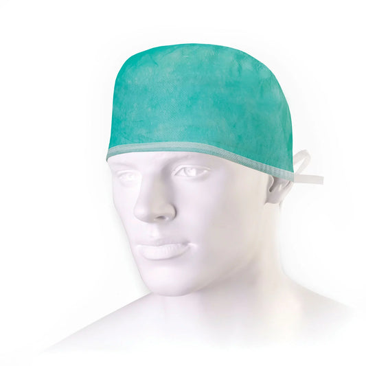 Bonnet médicale avec attaches en polypropylène non tissé - Boite de 100