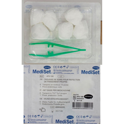 HARTMANN - MEDISET - Trousse de soins pour réfection de pansement propre - Carton de 75 sets